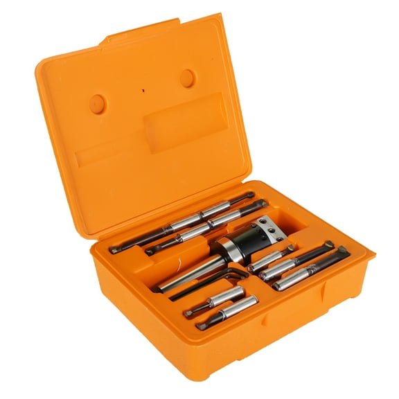 findmall 3 Piece Boring Tool Set (2 Inch Head & MT3 & 1/2 Inch) Boring Bar Set