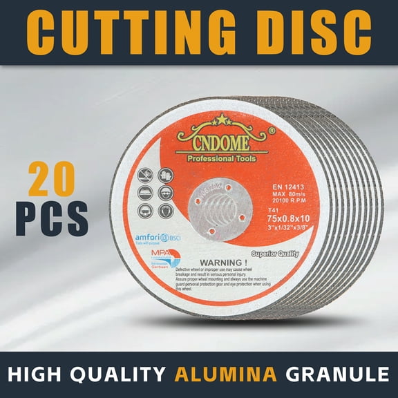 findmall 3"x1/32"x3/8" Cut Off Wheels Die Grinder Metal Cutting Disc 20 Pack