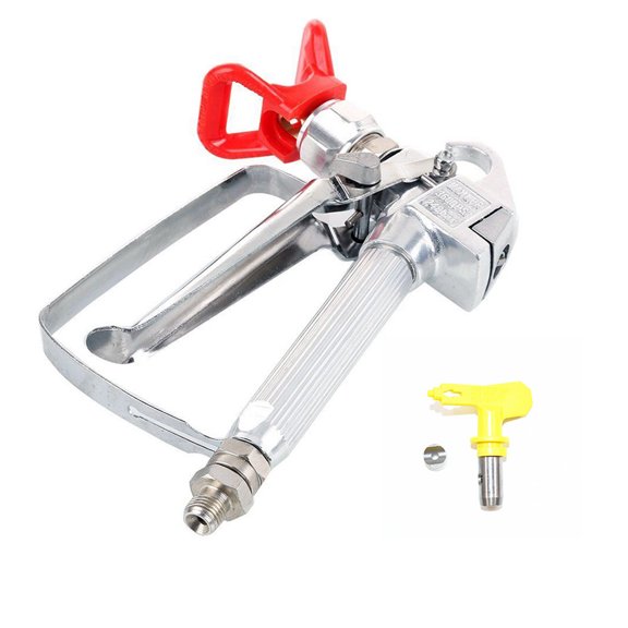 findmall 3600PSI Airless Paint Spray Gun 517 Spray Tip + Nozzle Guard for Sprayers