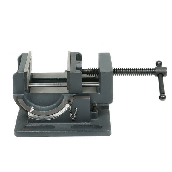 findmall 4.25 In Industrial Strength Benchtop/Drill Press Tilting Angle Vise