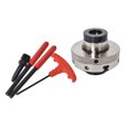 thumbnail image 1 of findmall 4-Inch 4-Jaw Self-Centering Lathe Chuck Set with 1-Inch x 8TPI Thread, 1 of 3