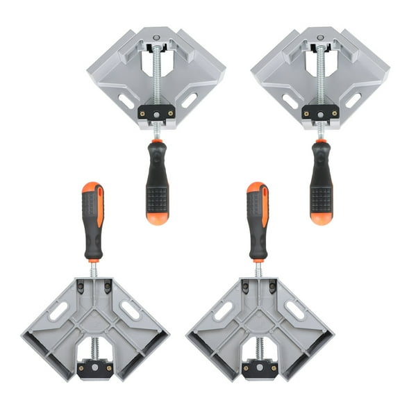 findmall 4 Pack Right Angle Clamp 90 Degree Wood Corner Clamps With Adjustable Swing Jaw