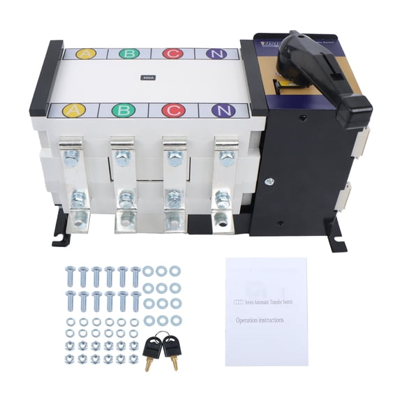 findmall 400A 4 Poles 110V 220V Grid to AC Generator Automatic Transfer Switch