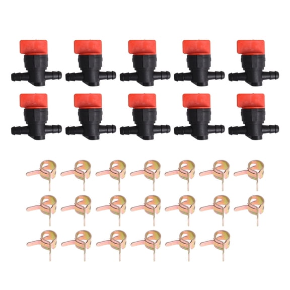 findmall 494768 Lawn Mower Gas Cut-off/Shut-off Valves Set Replacement for 1/4" Fuel Line