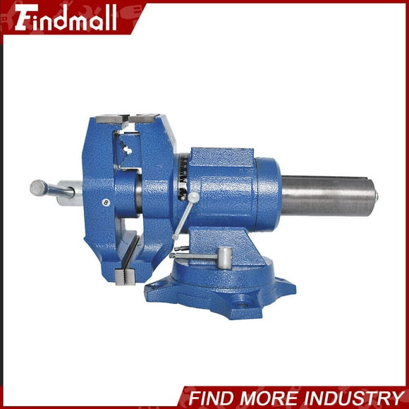 findmall 5" Heavy Duty Swivel Multi-Purpose Rotating Bench Vise 360 Degrees Rotation