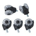 thumbnail image 1 of findmall 5 Pack 2 Inch Office Chair Wheels Replacement Rubber Chair Casters 360° Swivel, 1 of 6