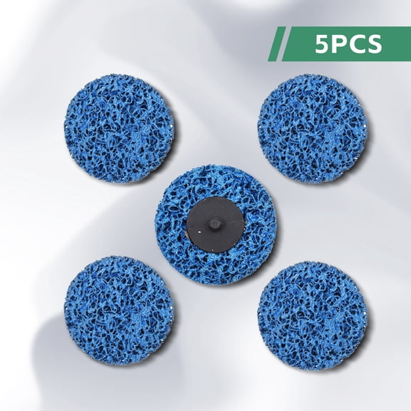 findmall 5 Pieces 3 Inch Blue Easy Strip & Clean Discs Fits For Paint Rust New
