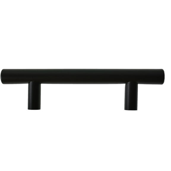 findmall 50 Pack Cabinet Pulls Matte Black Stainless Steel Kitchen Drawer Pulls Cupboard Pulls Cabinet Handles 5in Length with 3in Hole Center