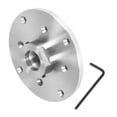 thumbnail image 1 of findmall 6 Inch Wood Lathe Face Plate For 1-1/4" x RH 8tpi Threaded With Set Screws, 1 of 6
