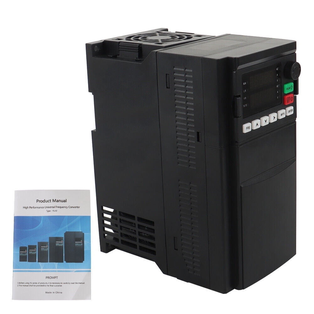 QNK 1.5KW 2HP AC 220V 7A VFD Converter Single to 3 Phase Inverter