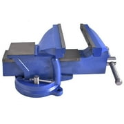 findmall 8 Swivel Bench Vise 8-Inch Heavy Duty Bench Vise Clamp Vises Locking Base Top Anvil Work Bench Fit for Home and Business Application