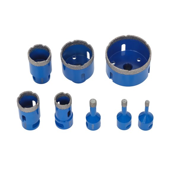 findmall 8PCS Diamond Drilling Core Bits Beveling Porcelain Tile Marble Grinder Hole Saw