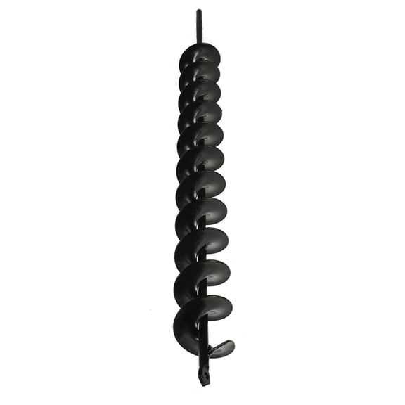 findmall Auger Drill Bit, Earth Auger Bit, 24 Inch Length 2 Inch Width Repid Planter, Yard Gardening Planting Bulbs Auger, Post or Umbrella Hole Digger for 3/8 Inch Hex Drive Drill