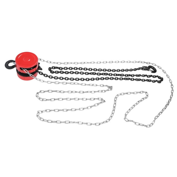 findmall Chain Hoist 1 Ton/2200Lbs Manual Steel Chain Block Hoist 10ft Lifting Height