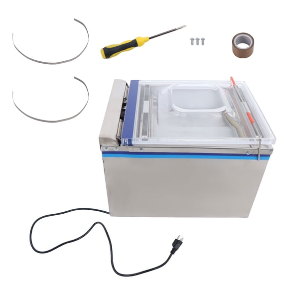 findmall Chamber Vacuum Sealer Machine, DZ-260C Chamber Vacuum Sealing Packing Machine 320W Commercial Vacuum Sealer