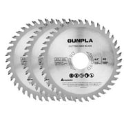 findmall Circular Saw Blade 3Pcs 4-1/2 Inch 40T Metal Cutting Saw Finish Blade Alloy Steel General Purpose Hard Soft Wood Cutting Saw Blade with 7/8-inch Arbor Fit for Wood Plastic Metal Tile Cutting