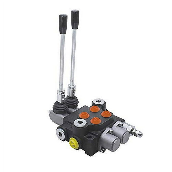 findmall Hydraulic Valve 2 Spool Hydraulic Directional Control Valve Double Acting Control Valve 13 GPM 3600 PSI SAE Ports