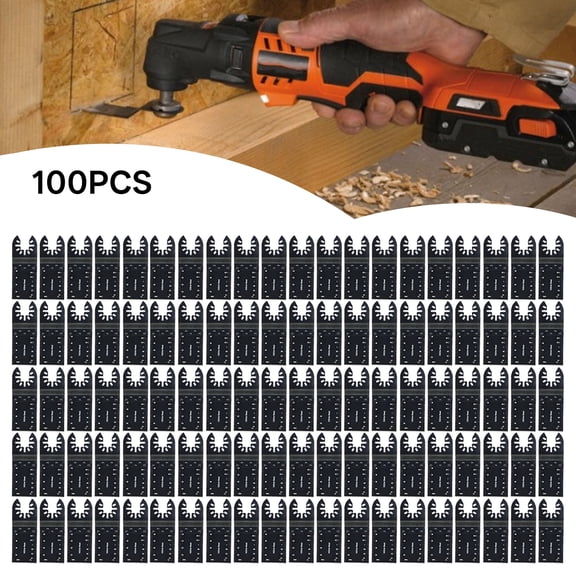 findmall Multi-Tool Blade 30-90MM Oscillating Saw Blade for Wood and Plastic 100 Pieces