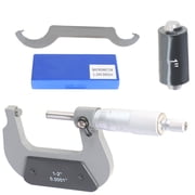 findmall New 1-2" Precision Outside Micrometer 0.0001" Carbide Tipped