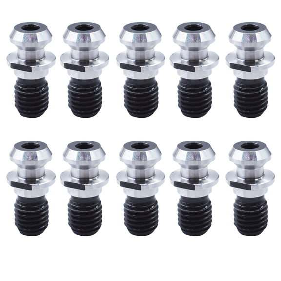 findmall New 10Pcs CAT40 45 Coolant Pull Stud Retention Knob Fit for Mazak Fadal HURCO Okuma