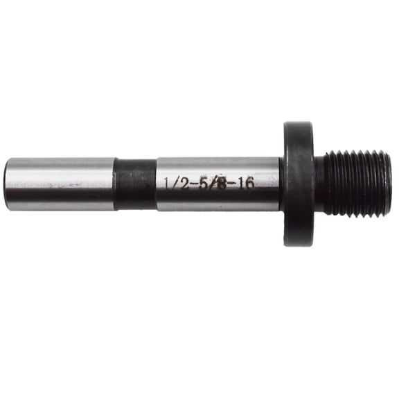 findmall New Threaded Drill Chuck Arbor 1/2" Straight to 5/8"-16 Hardened Adapter Fit for Lathes and Drill Presses