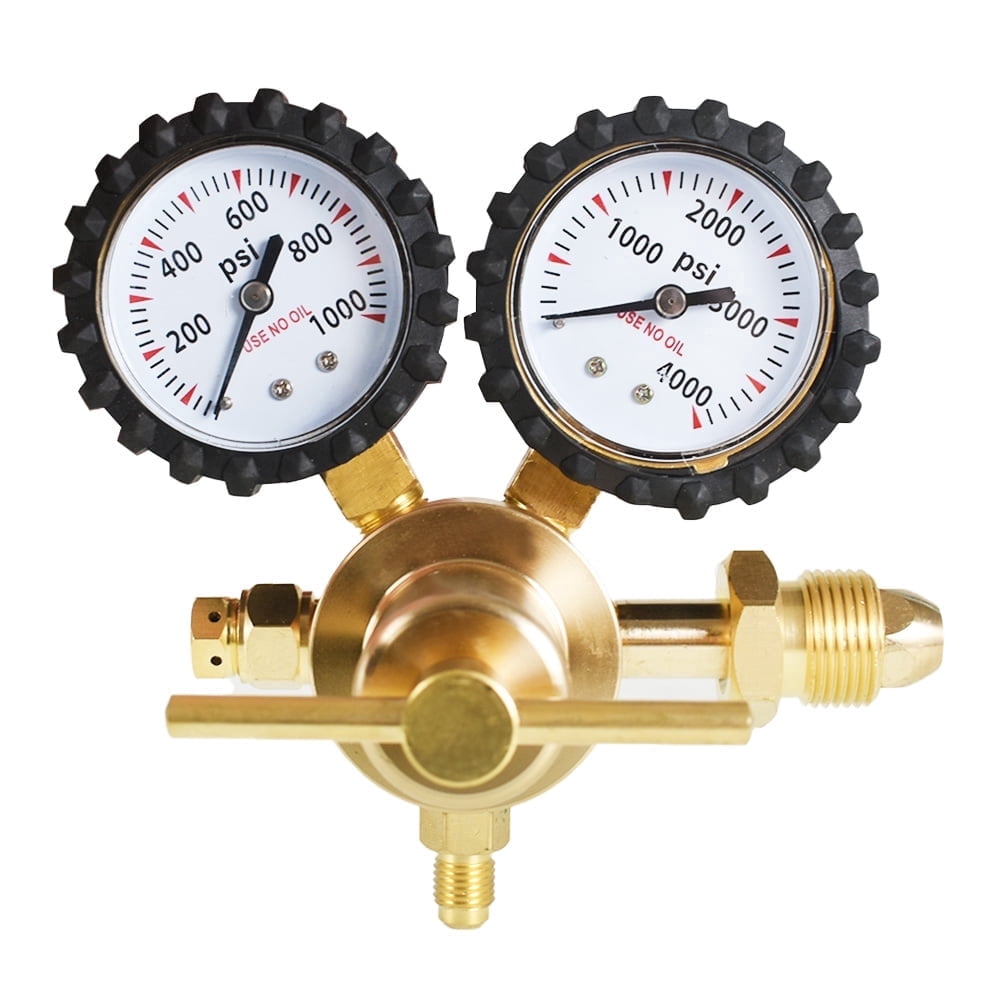 findmall Nitrogen Regulator with 0-800 psi Delivery Pressure 1/4" Flare Output New