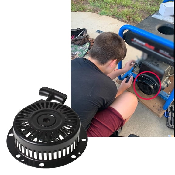 findmall Recoil Starter Replacement for Coleman Powermate Maxa 5000 ER Generator with Tecumseh 10Hp Engines