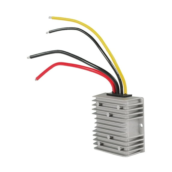 findmall Waterproof DC/DC Voltage Converter Step Up Regulator 12V to 24V15A 360W for Car