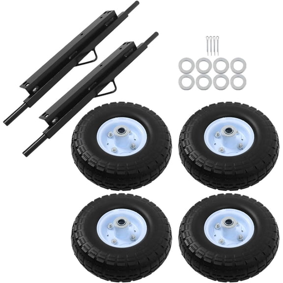 findmall Wheel Kit Replacement for Generator EU3000is,All Terrain Solid Tires