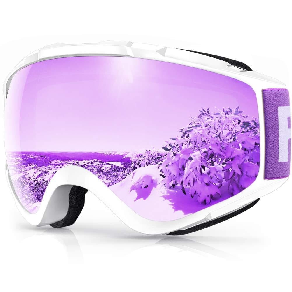 Otg Ski Goggles Small Purple Lens Snow Glasses Women Uv400 Anti-fog  Coatings Snowmobile Snowboard Skiing Women Outdoor Adult Men - Skiing  Eyewear - AliExpress