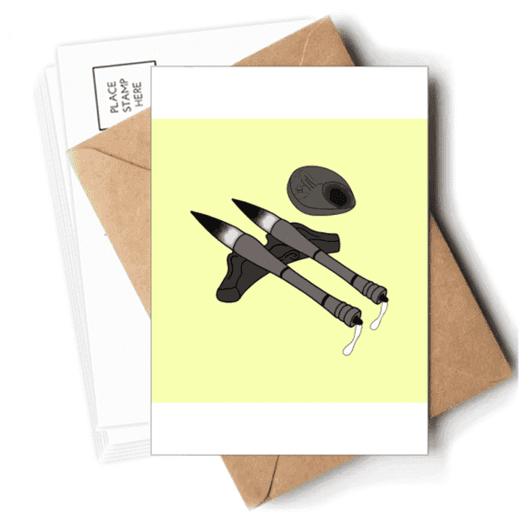 fine arts ink brush st Postcards Envelopes Blank Note Cards Mailing