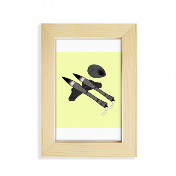 fine arts ink brush st desktop display photo frame picture art painting 5x7 inch