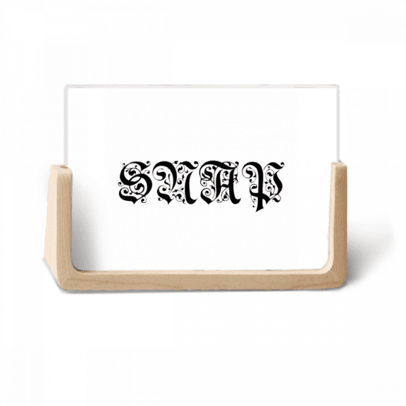 finger action gothic photo wooden photo frame tabletop display