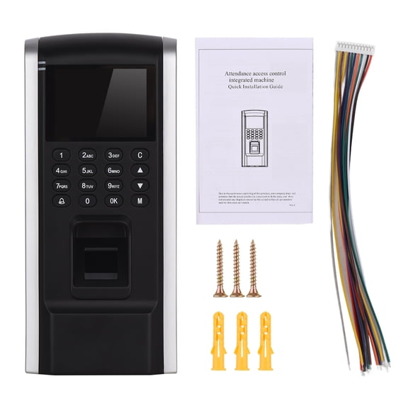 fingerprint access control Biometric Fingerprint Time Clock ID Card Password Fingerprint Attendance Machine with Doorbell Function