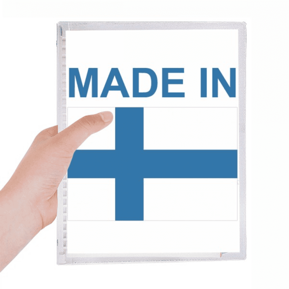 finland country love notebook loose diary refillable journal statiry