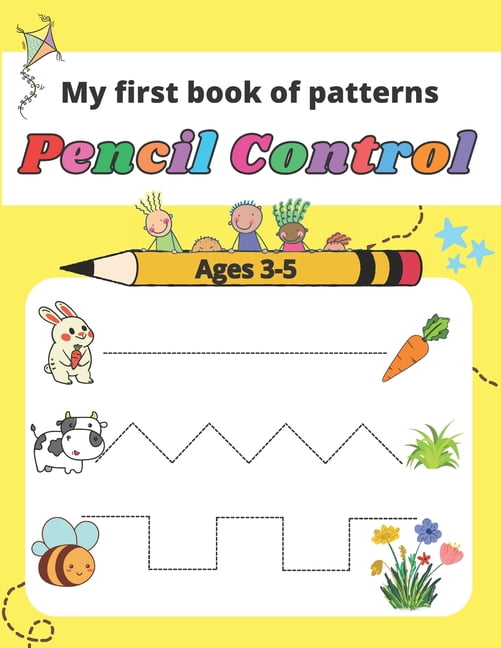 Tracing Patterns Book My first book of patterns pencil control ages 3-5: A Beginner Kids ...