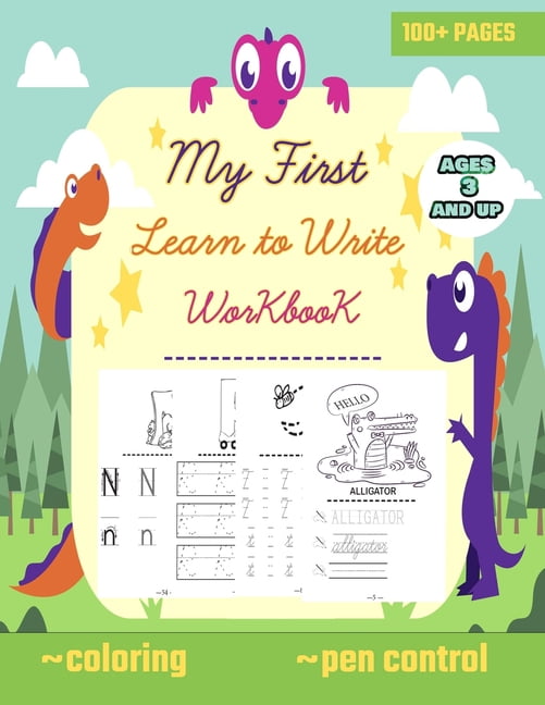 My first learn to write workbook ages 3 and up: Big letter tracing for ...