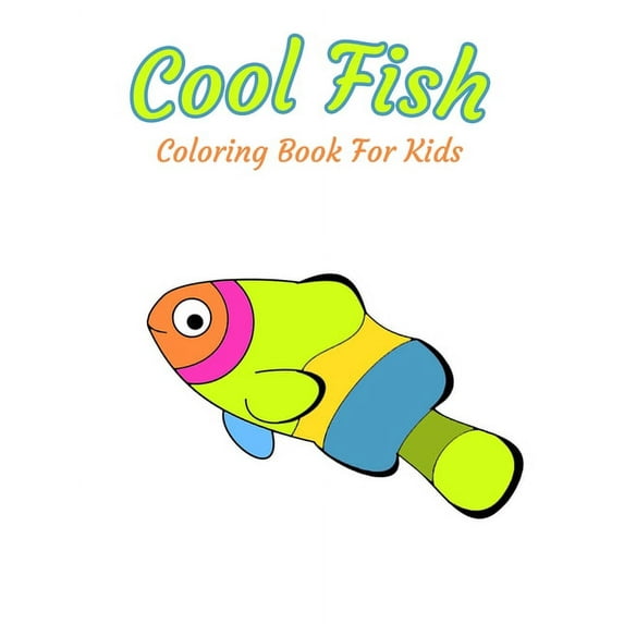 fish coloring book for kids (Paperback)