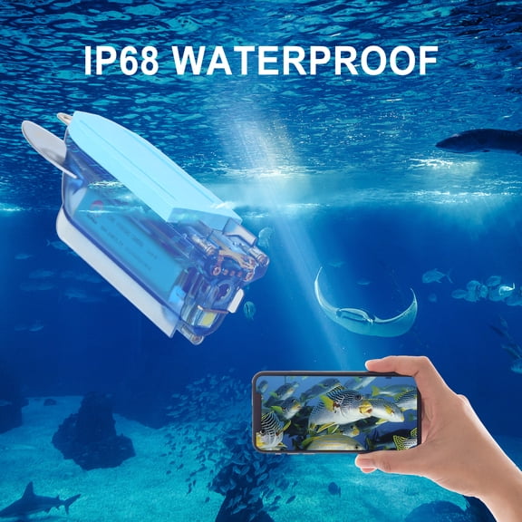fishing camera 1080P 1080p 1080P Wireless Underwater Fishing Camera Wi-Fi Fish Finder Video Camera with Loop Recording APP Remote Control for Ice Lake Boat Fishing