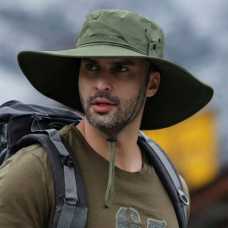 Cowin Sun Hat for Men Sun Protection Wide Brim Bucket Hat  display picture 2