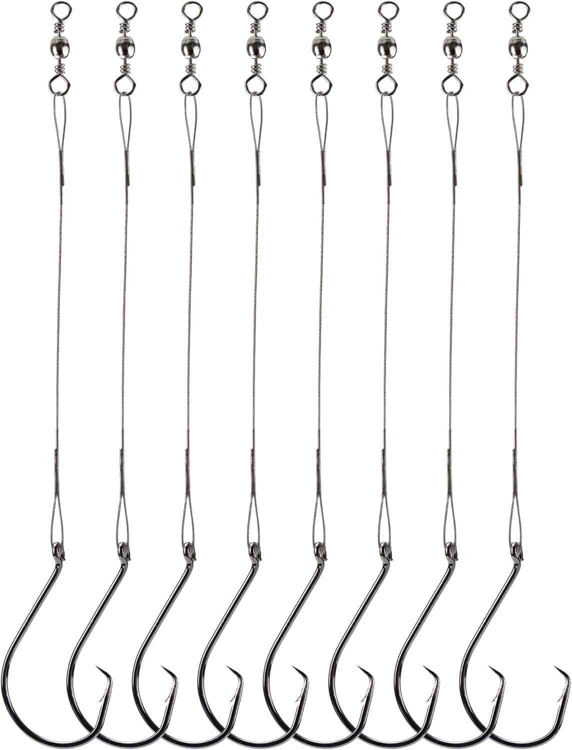 Fishing Circle Hooks Saltwater Catfish Hooks 50pcs Fishing Leader Hook