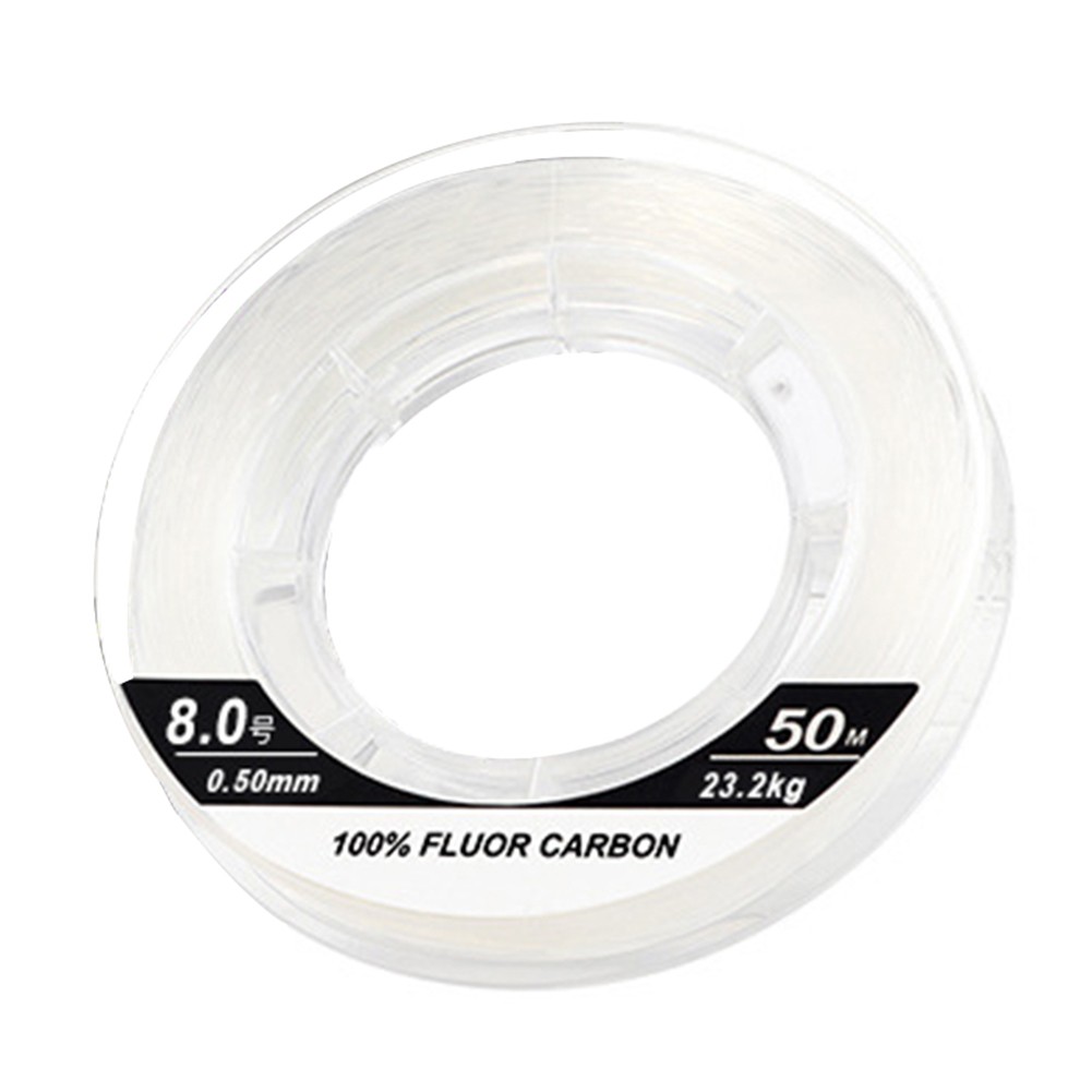 fishing line carbon fluorocarbon,5.5lb62.7lb 50 meters Fiber Leader