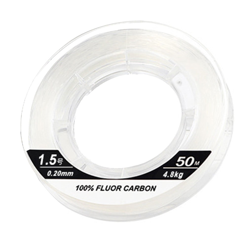 Fishing Line Carbon Fluorocarbon ,5.5Lb62.7Lb 50 Meters Fiber Leader Fly Line