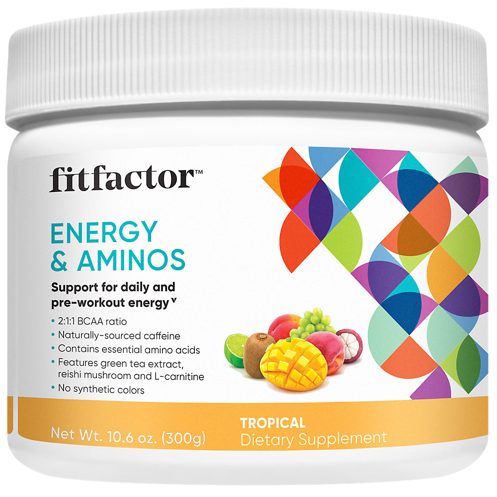 fitfactor Energy and Aminos PreWorkout Tropical (9.5 Oz. / 30