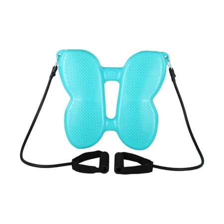 fitness Stepper under Desktop Trainer Full Body Workout Compact Foot Machine Stepper Exercise Machine for Living room Blue with Rope