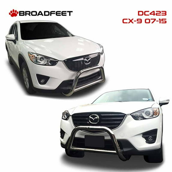 fits Mazda CX-9 2007-2015 Front Bull Bar with Skid Plate