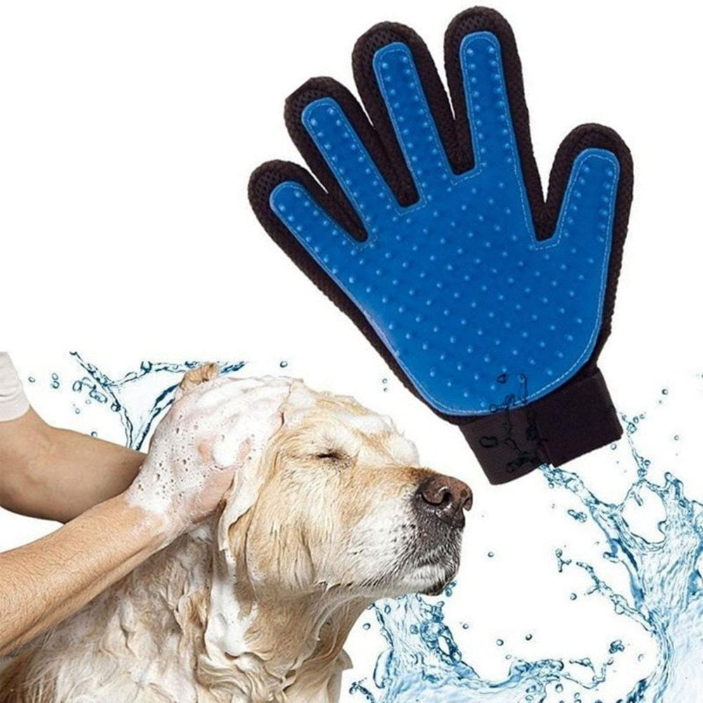 five finger glove ,Pet Grooming Gloves Cat Brushes Gloves for Gentle
