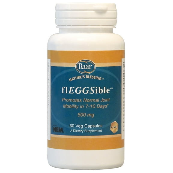 flEGGSible, Eggshell Membrane, 60 capsules