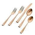 thumbnail image 1 of flagstaff-copper-brush-18-0-stainless-steel-20-piece-flatware-set-service-for-4, 1 of 1