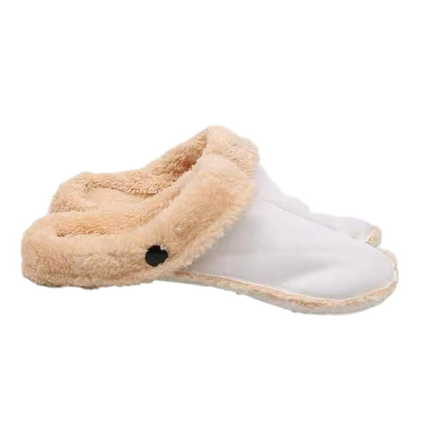 flameer 1 Pair Clog Liners Warm Winter Shoe Liners Shoe Liners Removable Fleece 37 to 38